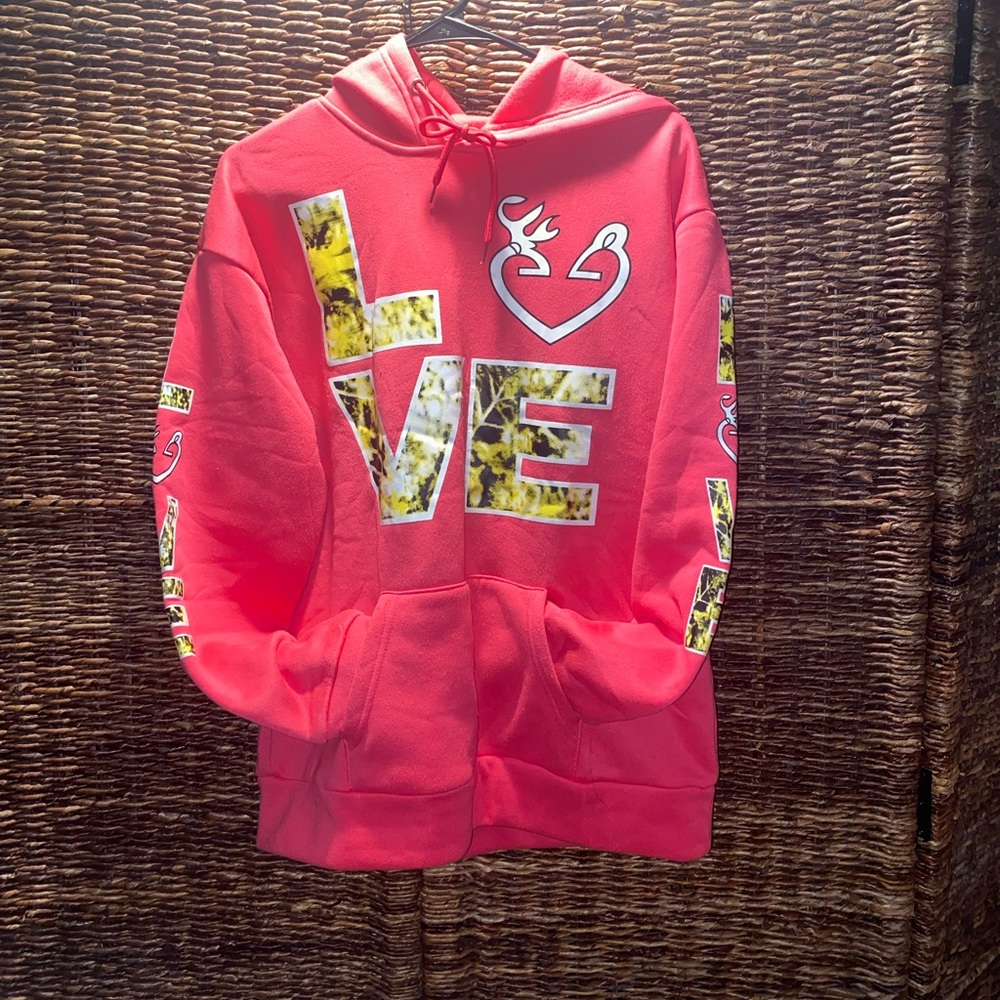 Pink and Camo Love Hoodie